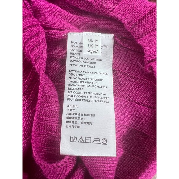 Free People Intimately Switch It Up Camisole Sweater Hot Pink Tank Top Medium - Picture 9 of 10